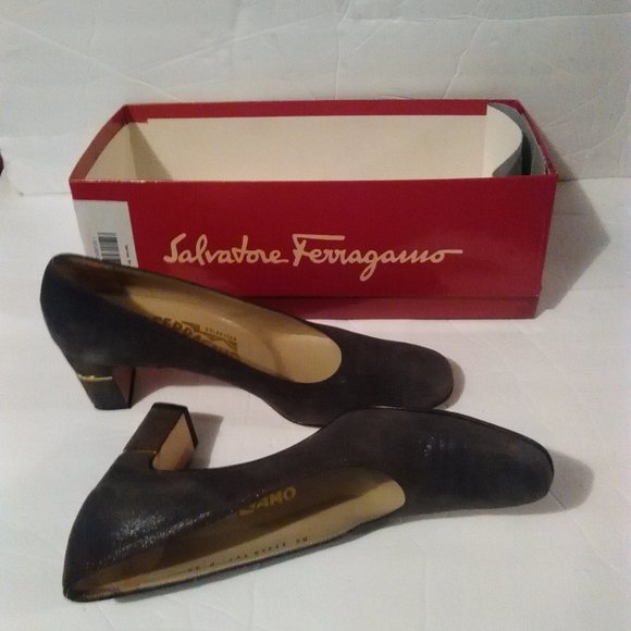 Salvatore Ferragamo Shoes with box Size8 4A - Picture 1 of 9